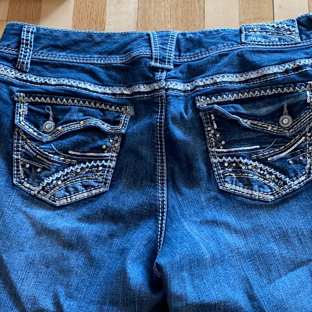 Denim capri pant